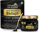 Shilajit puro Resin tención La mayoría de los posibles Shilajit de India, Oro Grado para Hombres &amp; Mujeres, 75 Servimientos para el Boost de Energía, 85+ Minerales Trace, 77% Ácido Fulvico, Lab Tested, 30g