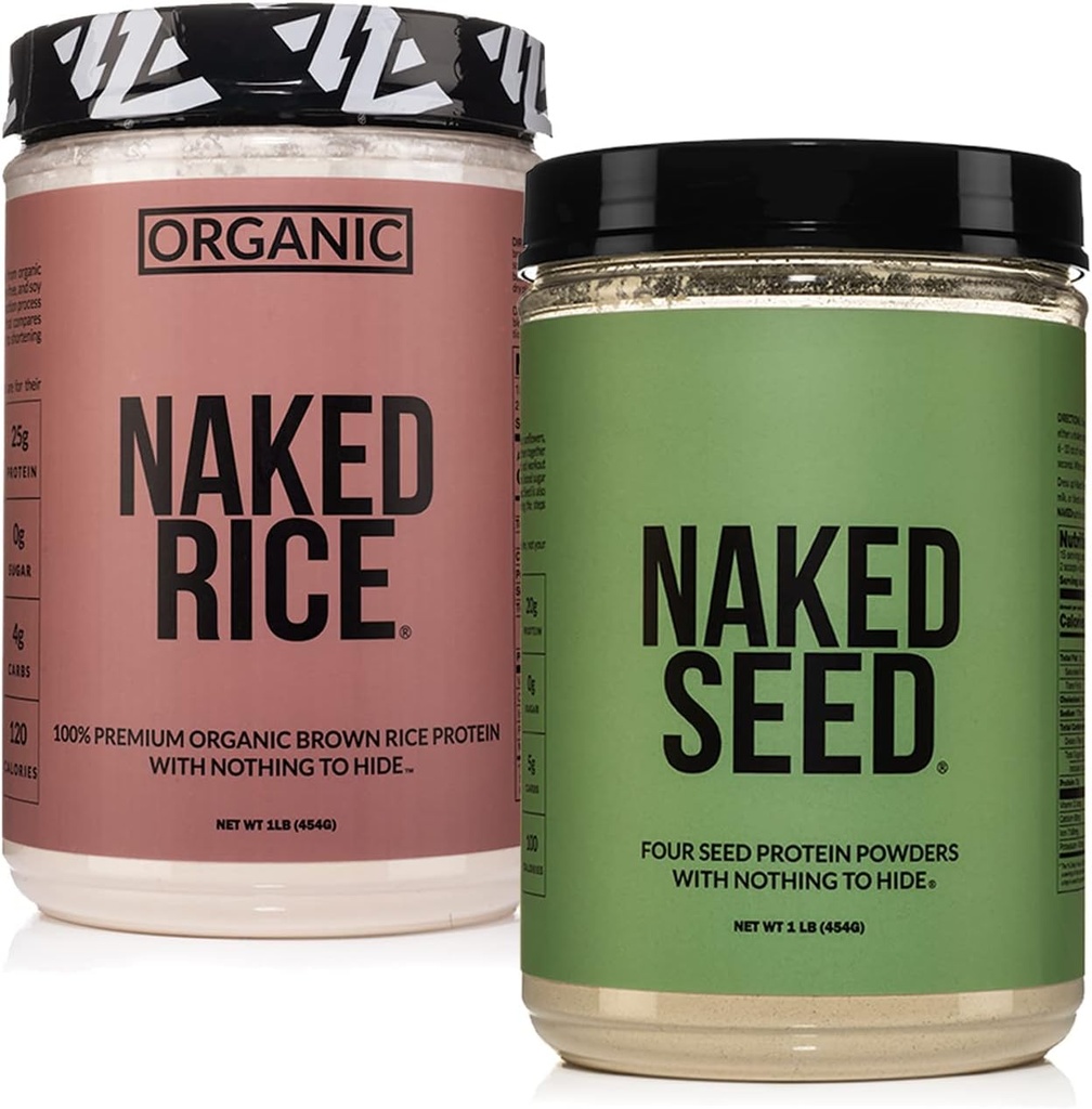 NAKED Vegan Protein Bundle Seed y 1LB Rice