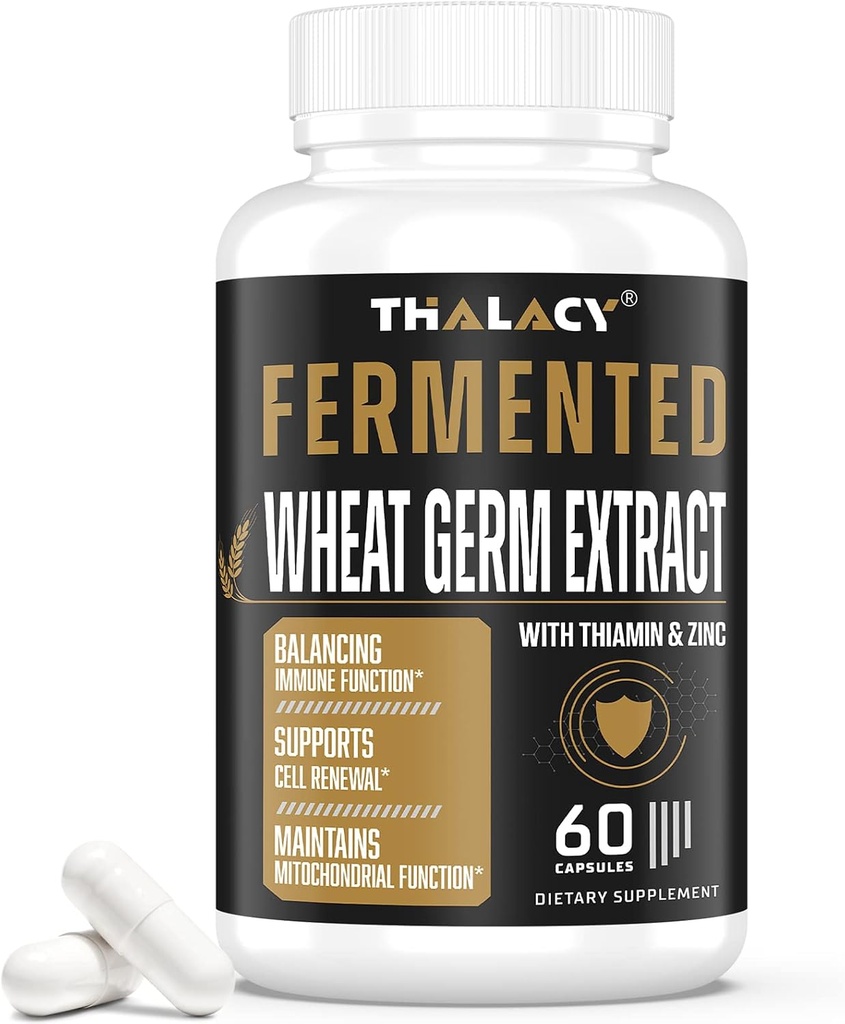 Spermidine Supplements 13mg - 1300mg Wheat Germ Extract Capsules Potent Formula with Higher Spermidine Content and Zinc for Healthy Aging, Daily Immune System and Cell Renewal, 120 Capsules