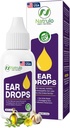 Natural Ear Drops for Ear Infection – Homeopathic Eardrops for Adults, Kids, Baby, & Pets – Relieves Ear Aches, Swimmer's Ear, & Loosens Wax – Kids Safe Ear Health Made in USA