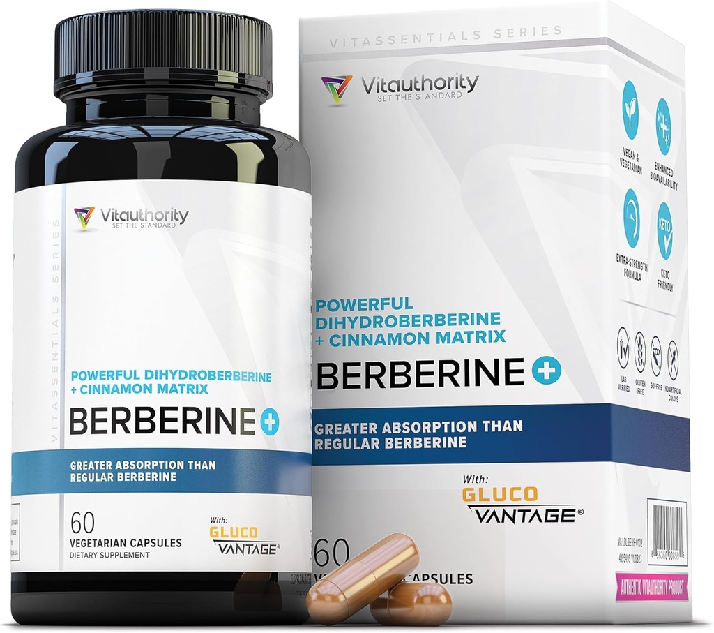 Suplemento de bereberina Ceillón Suplementos de canela Capsules peru High Absorption Dihydroberine, canela para equilibrio y soporte ¦ Vegan &amp; Gluten Free Powerful AMPk Activator & Antioxidante TEN 30 Servimientos