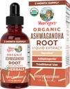 MaryRuth Orgánicas Ashwagandha Root Silencio USDA Orgánica Ashwagandha Líquido gotas Silenciosas Alivio, Calma Natural, Relajación y Mood Apoyo Suplemento Silencio Adaptogenic Silencio Nervine Silencio Vegan Silencio No-GMO Silencio 60 Serviciones