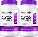 NutraRize (2 Pack) GlycoBoost - Official Glyco Boost Blood Support Formula, All Natural Capsules for Healthy and Stable Levels, GlycoBoost Blood Vessel Cleaner, Glyco Boost Optimizer (120 cápsulas)