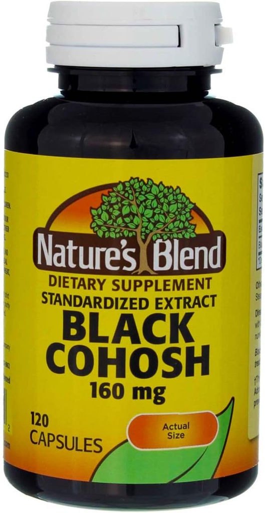 Nature's Blend Black Cohosh CP 160MG 120, 079854012132