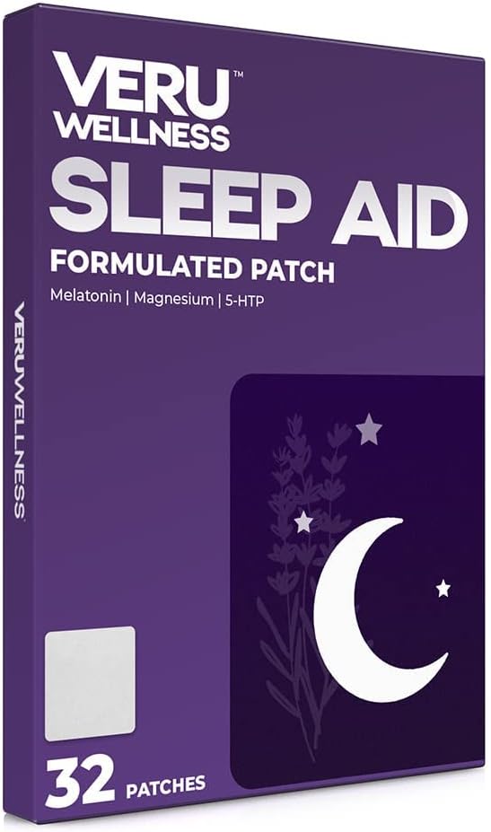 Patch natural de sueño - Contiene melatonina, 5-HTP &amp; Magnesio - Tranquil Sleep & Jet lag - Fase de dormir de otoño - Patch de dormir para adultos - cómodo &amp; fácil de aplicar