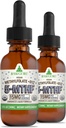 RawGuru L-Methylfolate 15 mg + Vitamina B12 - Organic Vegan Methylated B12 with Trace Minerals - Nano-procesado &amp; Enhanced Liquid Formula - 300 Servimientos Gotas Veganas por 30 ml, Pack de 2