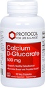 PROTOCOLO PARA LA VIDA BALANCE Calcium D-Glucarate - 500 mg Calcium D Glucarate - Soporte Detox - para la salud de la mama y la próstata - No GMO &amp; Lácteos Gratis - 90 Veg Caps
