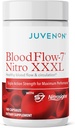 Juvenon BloodFlow-7 Nitric Oxide Suplemento con Nitrosigine - Fórmula Mejorada para la Absorción Máxima - Booster de Circulación, Presión de Sangre, Apoyo Colesterol (180 Cuenta (Pack de 1))