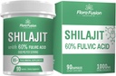 SHILAJIT capsules 1000mg – Himalayan Shilajit con ácido fúlvico - Shilajit Suplemento con Extractos Herbales - Shilajit Suplemento cápsulas- Shilajit para hombres y mujeres – 90 cápsulas