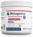 Metagenics BCAAs Powder - Orange Mango Flavor - 2:1:1 ratio de Leucine, Isoleucine &amp; Valine - Apoya la recuperación del músculo, la resistencia y el rendimiento* - Non-GMO, libre de gluten, vegetariano - 30 servicios