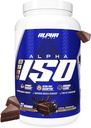 Alpha Supps ISO, Low Carb 100% Whey Protein Isolate Powder, 25 Grams Por Serving, Ayuda a apoyar el crecimiento muscular, bajo azúcar y sin gluten (Chocolate Cake, 2 lb)