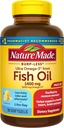 Nature Made Burp Less Ultra Omega 3 Fish Oil Supplements, 1400mg Fish Oil Omega 3 Supplements as Ethyl Esters for Healthy Heart Brain Eyes Support, One Por Day, 90 Softgels