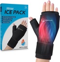 Wrist Ice Pack Wrap - Hot and Cold Gel Thumb & Hand Ice Pack Glove for Arthritis Relief | Microwavable & Freezer Safe, Dual Therapy for Carpal Tunnel, Tendonitis, Swelling, Targeted Relief for Hand