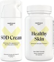 Bundle: SOD Superoxide Dismutase Facial Cream y Healthy Skin Anti-Aging Suplemento