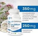 Vitamina 33+ Baldrian® Plus Natural Relaxing Support Standardized Valerian Extract (60)