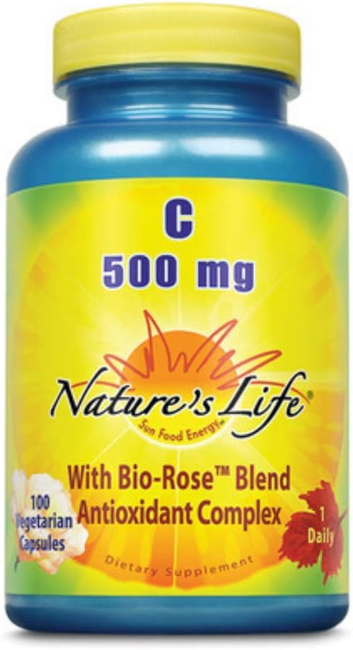 Vida de la Naturaleza Vitamina C, 500 mg Cápsulas