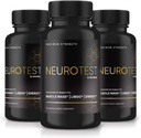 (3 Pack) NeuroTest Capsules - Suplemento dietético de NeuroTest para Hombres, NeuroTest Daily Formula for General Wellness and Peak Performance, Advanced Formula Pills, Neuro Test Reviews (180 cápsulas)