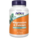 AHORA Suplementos, Magnesio y Calcio, Con Zinc y Vitamina D-3, Nerve y Bone Support*, 100 Tablets
