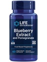Ampliación de vida Extracto de arándanos y granada, soporte arterial, defensa antioxidante, libre de gluten, no GMO, vegetariano, 60 cápsulas vegetarianas