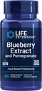 Life Extension Blueberry Extract and Pomegranate, arterial Health Support, antioxidant Defense, Gluten-Free, Non-GMO, Vegetarian, 60 Vegetarian Capsules