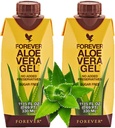 Para siempre Viviendo Aloe Vera Gel® Minis (330mL/11.15oz Cada) 99,7% Hoja interior pura Aloe Vera Gel, No Añadido Preservadores. Libre de gluten (Pack of 2)