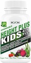 Verem Height Increase Medicine for Kids Enriching Essential Amino Acids, Protein, and Superfoods to Support Long Bone Mineralization & Growth- 60 Chewable Tablets