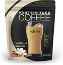 Chike Vanilla High Protein Iced Coffee, 20 G Protein, 2 Shots Espresso, 1 G Sugar, Keto Friendly and Gluten Free, 14 Servings (15.8 Ounce)