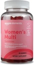   Elements - Adult Women’s Organic Multivitamins, 90 Gummies (30 servings), Vegetarian, Gluten Free (Previously Revly)