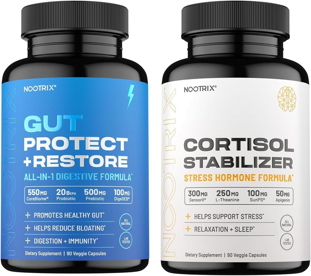 Nootrix Cortisol Stabilizer y Manager &amp; Gut Health Support