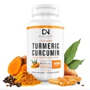 Curcumina Turmérica con BioPerine Black Pepper 1400mg, Soporte GLP-1 Naturalmente, Max Absorption Suplemento Turmérico para Soporte Conjunto con 95% Complejo Estándarizado de Curcuminoides C3, No GMO, 120 cápsulas