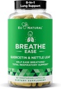 Breathe Inhaler Support Supplement – Sinus, Lungs, Open & Clear Airways – Seasonal Nasal Health, Bronchial Wellness, Healthy Chest – Quercetin, Vitamina D, Bromelain Pills – 60 Vegetarian Soft Capsules