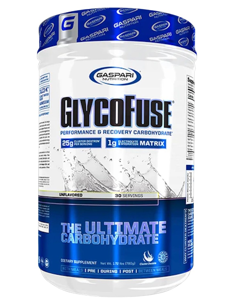 Gaspari Nutrition Glycofuse: Performance and Recovery Carbohydrate, 25g Cluster Dextrin and 1g Electrolyte and Hydration Matrix (30 Servings, Unflavored)