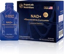 NAD + Resveratrol Suplemento 300mg Nicotinamide Adenine Dinucleotide, 200mg Curcuminoids y 500mg Olive Leaf - High Purity NAD Suplemento para Anti-Aging, Energy, Focus