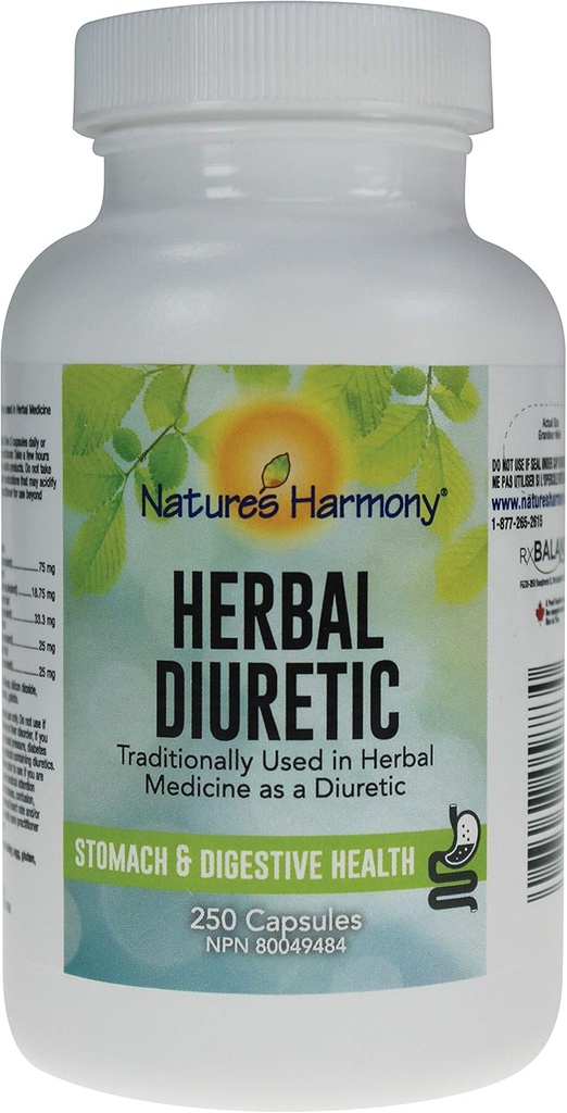 NATURE’S HARMONY Herbal Diuretic（250 Capsules）
