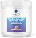 Dr. Emil Multi Collagen Peptides Plus with Hyaluronic Acid - Peppermint Hot Cocoa Flavor - 9g Collagen Per Serving for Skin, Hair, Nails & Joint Support