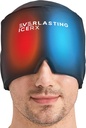 Forma Fitting Gel Ice Headache Relief Hat - Cold Therapy Headache Relief Cap/Ice Head Wrap Ice Pack Mask, Cold Compress Headache Relief Cap for Tension & Stress, 20% Más Gel, Migraine Relief Black