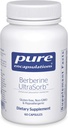 Encapsulaciones puras Berberine UltraSorb - Ausorción mejorada Fitooma de bereberina 550 mg - Apoyos Metabólico " Salud cardiovascular* - 60 cápsulas
