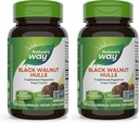 Mangueras de nueces negras de la naturaleza, tónica de tracto tradicional*, 900 mg por servicio de 2 cápsulas, proyecto de no transgénico verificado, vegano, 100 cápsulas (paquete mayo Vary) (Pack of 2)