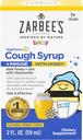 Zarbee's Baby Nighttime Cough Syrup + Immune, Baby Cough Syrup with Dark Honey + Zinc &amp; Chamomile, for Toddlers, No Drugs or Artificial Flavors, Natural Honey Taste, 2 fl. oz