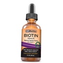 SBR Nutrition Biotin Liquid Drops, 5000mcg per Serving (60) 1.0Fl.oz (30ml) Vanilla