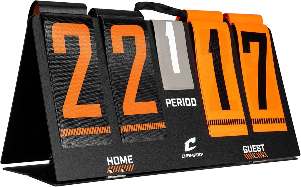 CHAMPRODeluxe Flip-a-Score Scoreboard (Puntos, Períodos, Juegos)