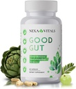 Buena Gut - Digestión Apoyo a las hierbas para restaurar la salud del Gut - Promover los movimientos saludables del intestino, Reducir la motilidad del Búsculo &amp; Boost GI w/Triphala & Artichoke Extract - 60 cápsulas