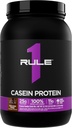 Regla 1 Casein Protein - 25g Protein y 11g EAAs Por Serving from Slow-Release Micellar Casein for Overnight Recovery and Sustained Delivery Between Meals (2 libras*, Chocolate Fudge)