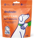 Protexin Daily Care Gut+ Immunity tención 60 Dog Chews, Turquía y Cranberry Flavor Dog Suplemento para perros ← Probióticos para perros, Postbióticos para perros