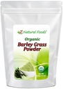 Z Natural Foods Organic Barley Grass Powder - USDA Organic Whole Food Green Blend for Energy Boost, Detox &amp; pH Balance with Amino Acids, Minerals - Antioxidant Mix for Juice, Water, Smoothies, 5 lbs