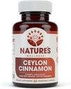 Organic Ceylon Cinnamon - 1200 mg | Powerful Antioxidant | Maintains Joint Health and Mobility | Non-GMO | 60 Veg Capsules