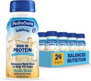 PediaSure SideKicks Nutrición Shake para niños, vainilla, 8 fl oz (Pack of 24)