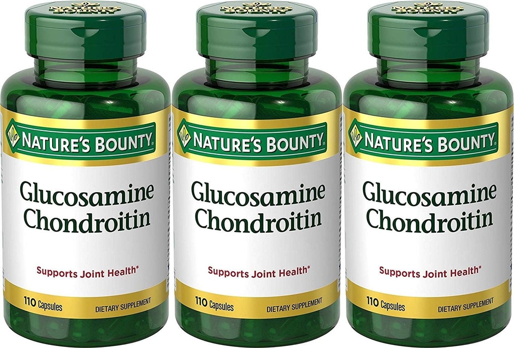 Complejo Bounty Glucosamine Chondroitin, 110 Conde (Pack of 3)