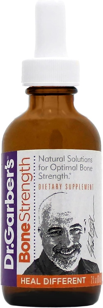 Dr. Garber's Natural Solutions Bone Strength Oral Drops-Gemmotherapy Liquid Supplement ← Mejorar la fuerza ósea " Densidad " Restaurar la salud ósea " Mejor absorción del calcio " Vitamina D-60ml