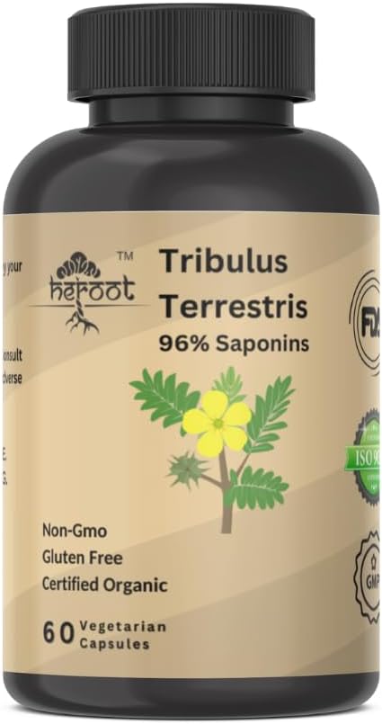 Tribulus Terrestris Supplement for Men &amp; Women Supplement Booster for Energy, Vitality, Stamina & Performance (Pack of 60 Capsule)